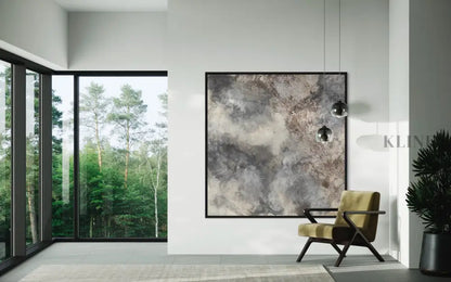 Grey Skies Ahead - Hand Painting