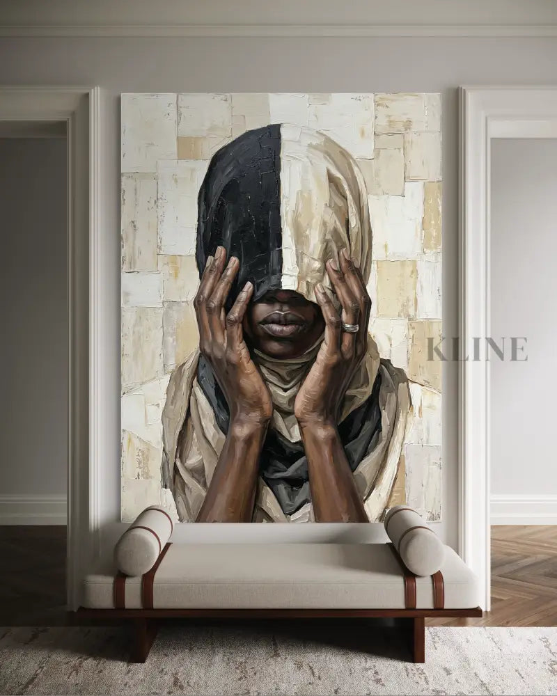 Half in Shadow - Hand Painting