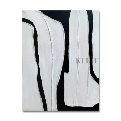 Handmade Black and White - Hand Painting