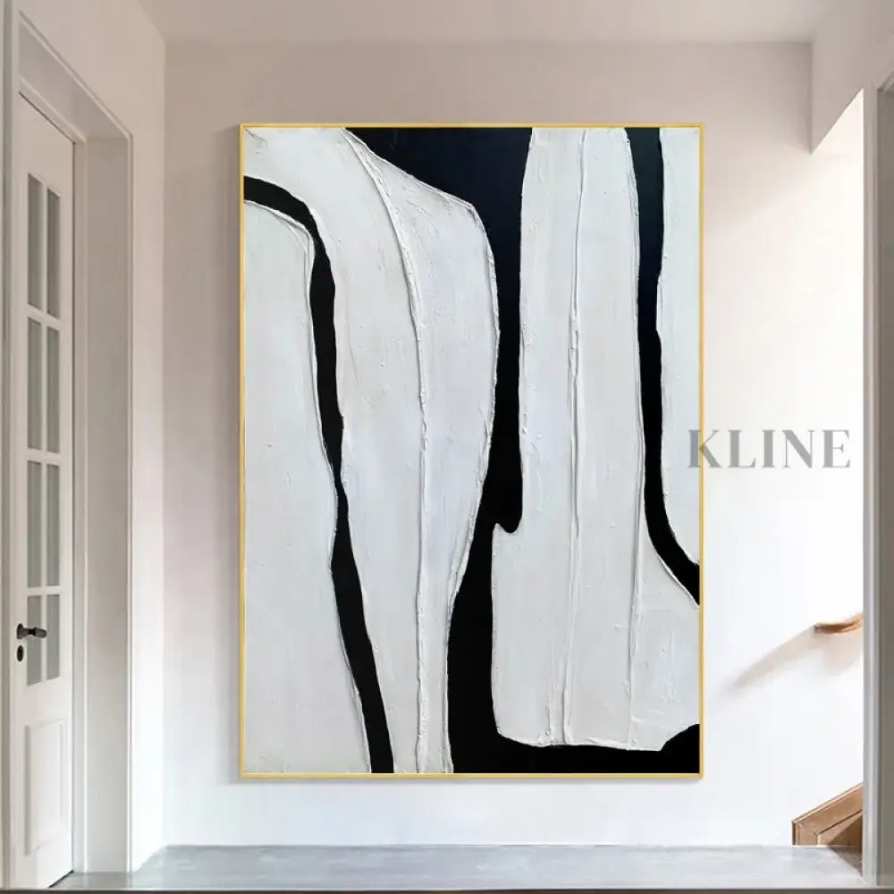 Handmade Black and White - Hand Painting