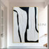 Handmade Black and White - Hand Painting