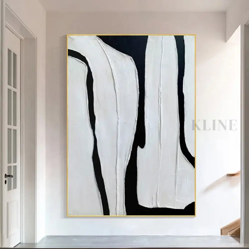 Handmade Black and White - Hand Painting