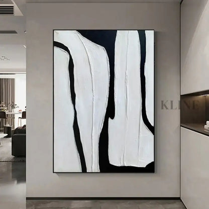 Handmade Black and White - Hand Painting