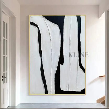 Handmade Black and White - Hand Painting