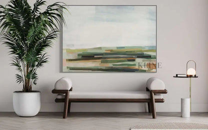 Harvest Abstract - Hand Painting