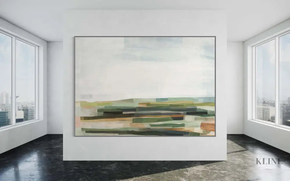 Harvest Abstract - Hand Painting 