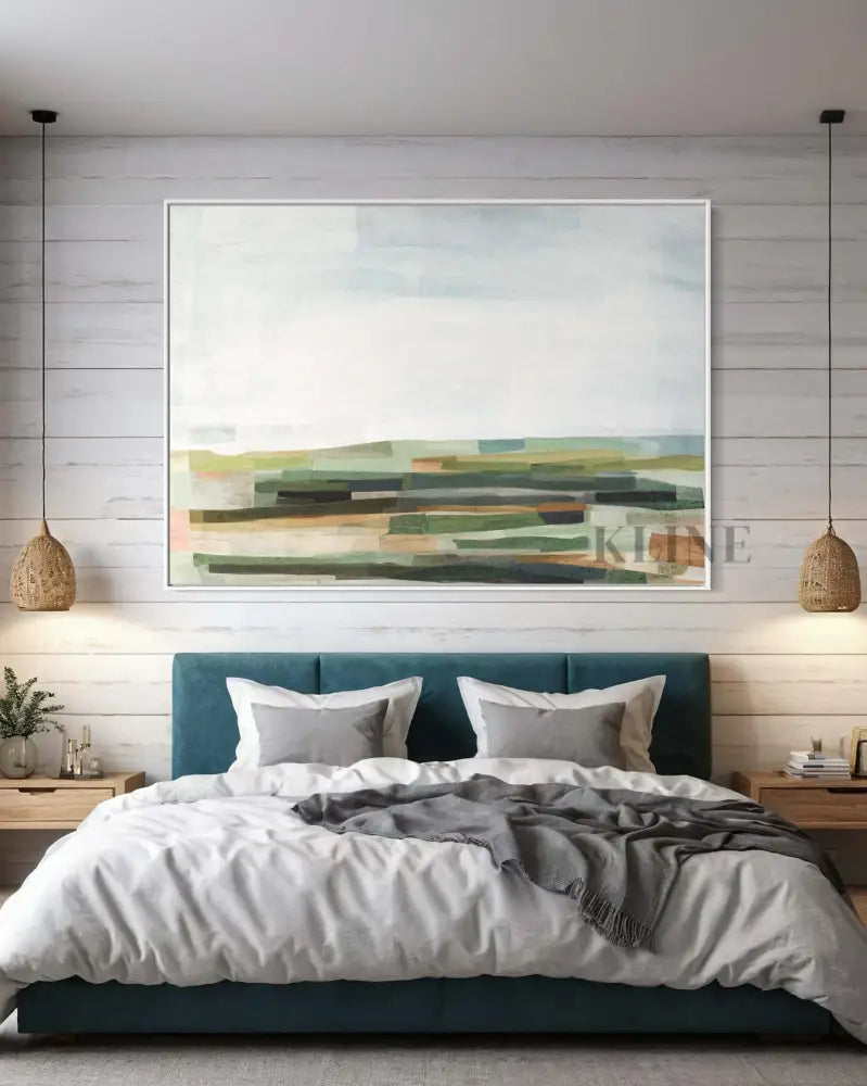 Harvest Abstract - Hand Painting