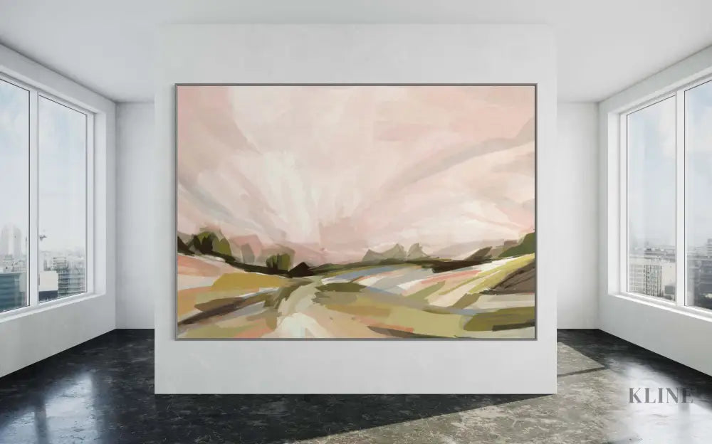 Harvest Sunset - Hand Painting Sunset Paintings
