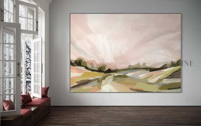 Harvest Sunset - Hand Painting
