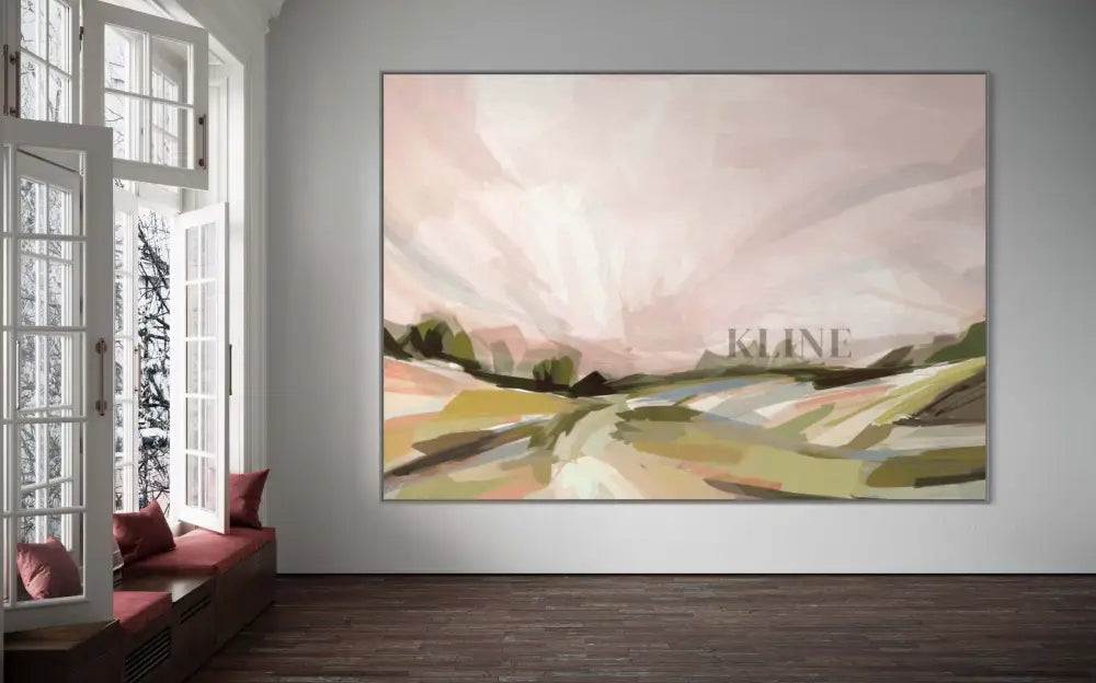 Harvest Sunset - Hand Painting