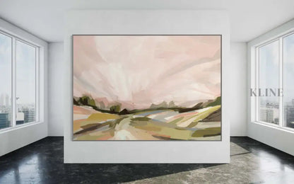 Harvest Sunset - Hand Painting