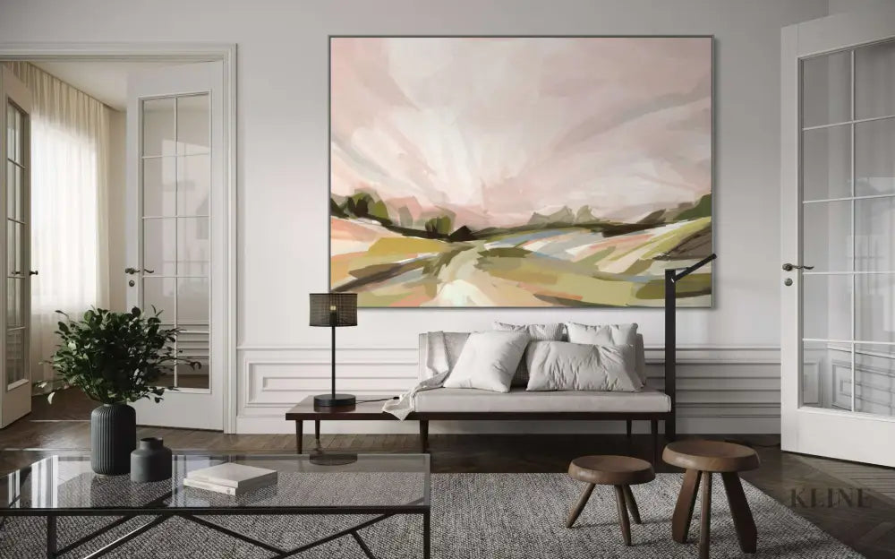 Harvest Sunset - Hand Painting Sunset Paintings