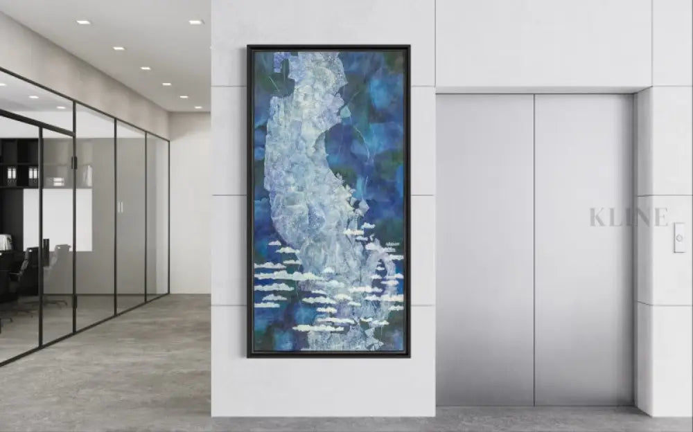 Heaven - Kline Collective Arte della parete blu