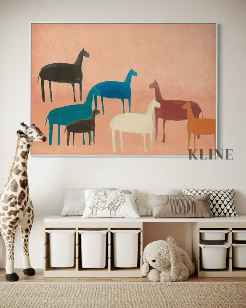 Herd Huddle - Hand Painting