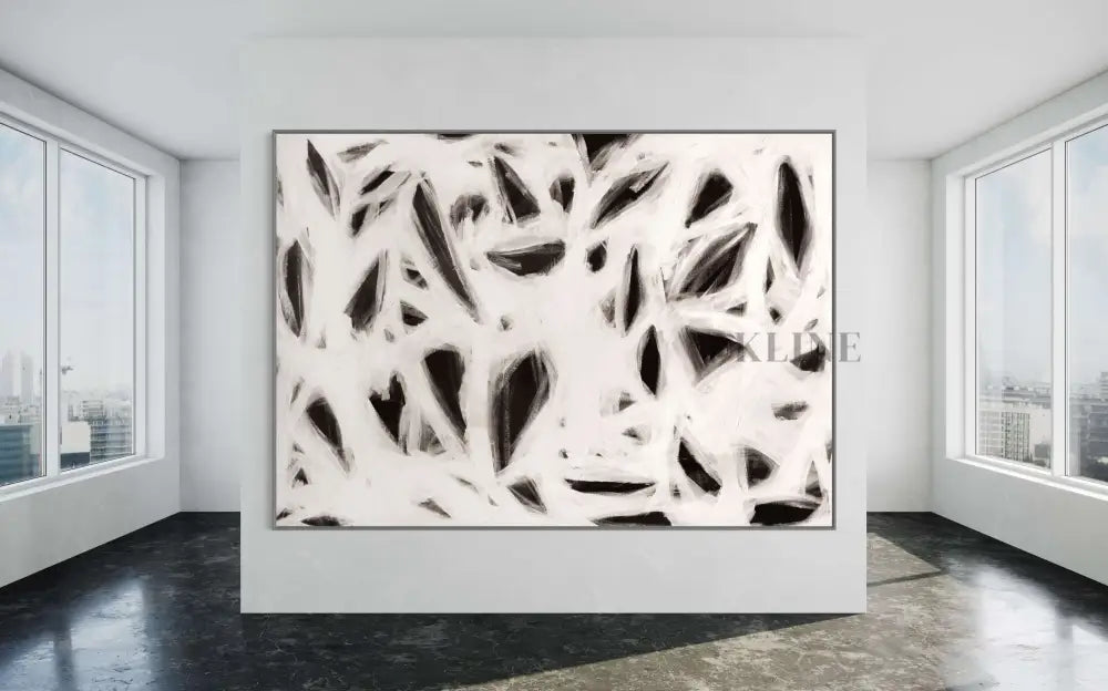 Hidden Heart Abstract - Hand Painting Lounge Wall Art