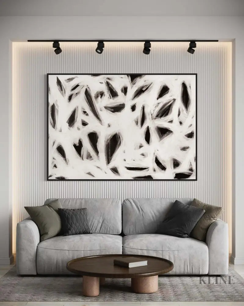 Hidden Heart Abstract - Hand Painting