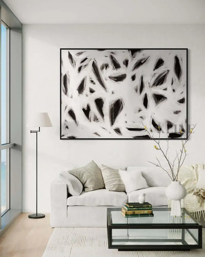 Hidden Heart Abstract - Hand Painting