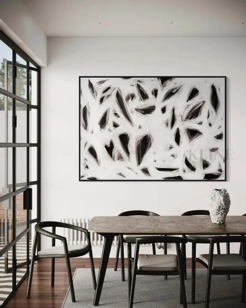 Hidden Heart Abstract - Hand Painting Art mural tendance