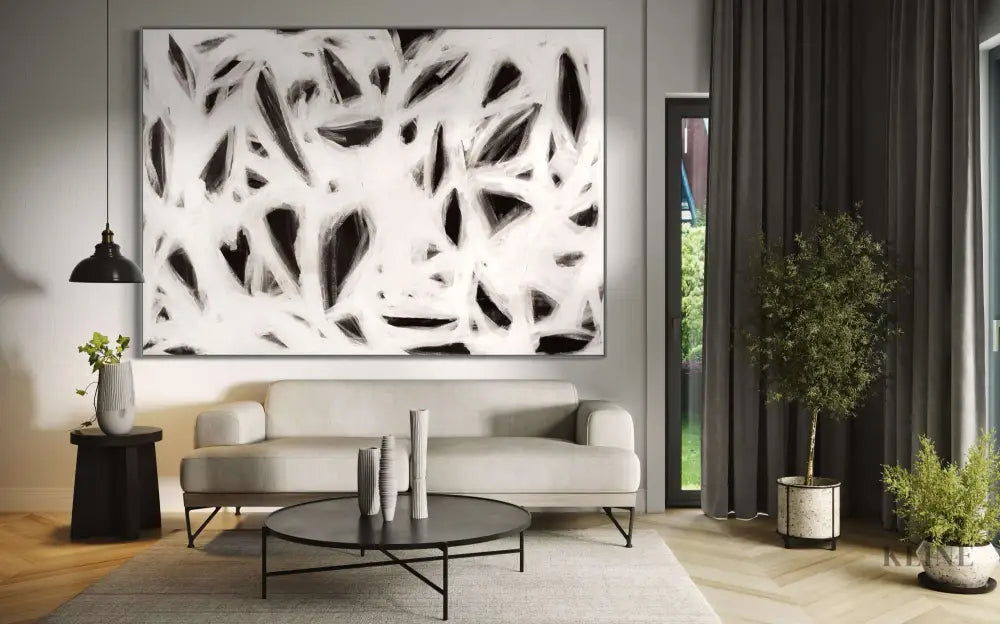Hidden Heart Abstract - Hand Painting