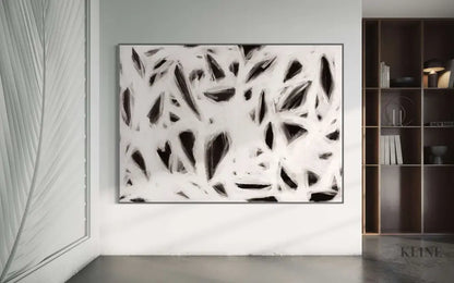 Hidden Heart Abstract - Hand Painting