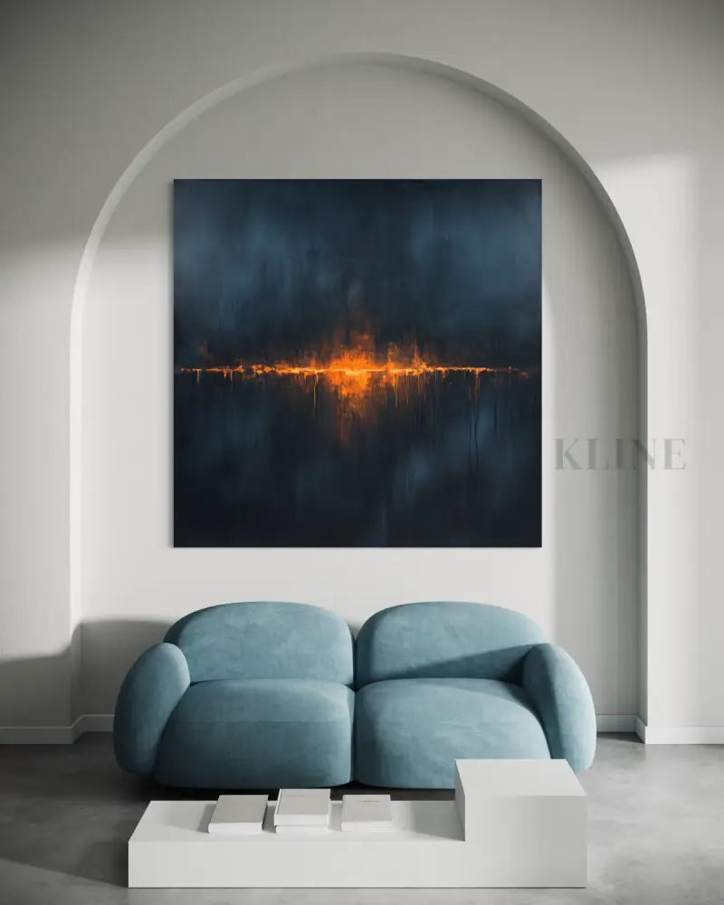 Hope on the Dark Water - Hand Painting 