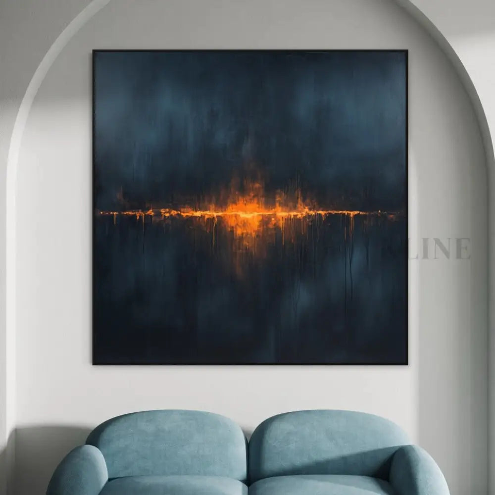 Hope on the Dark Water - Hand Painting