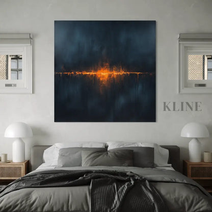Hope on the Dark Water - Hand Painting