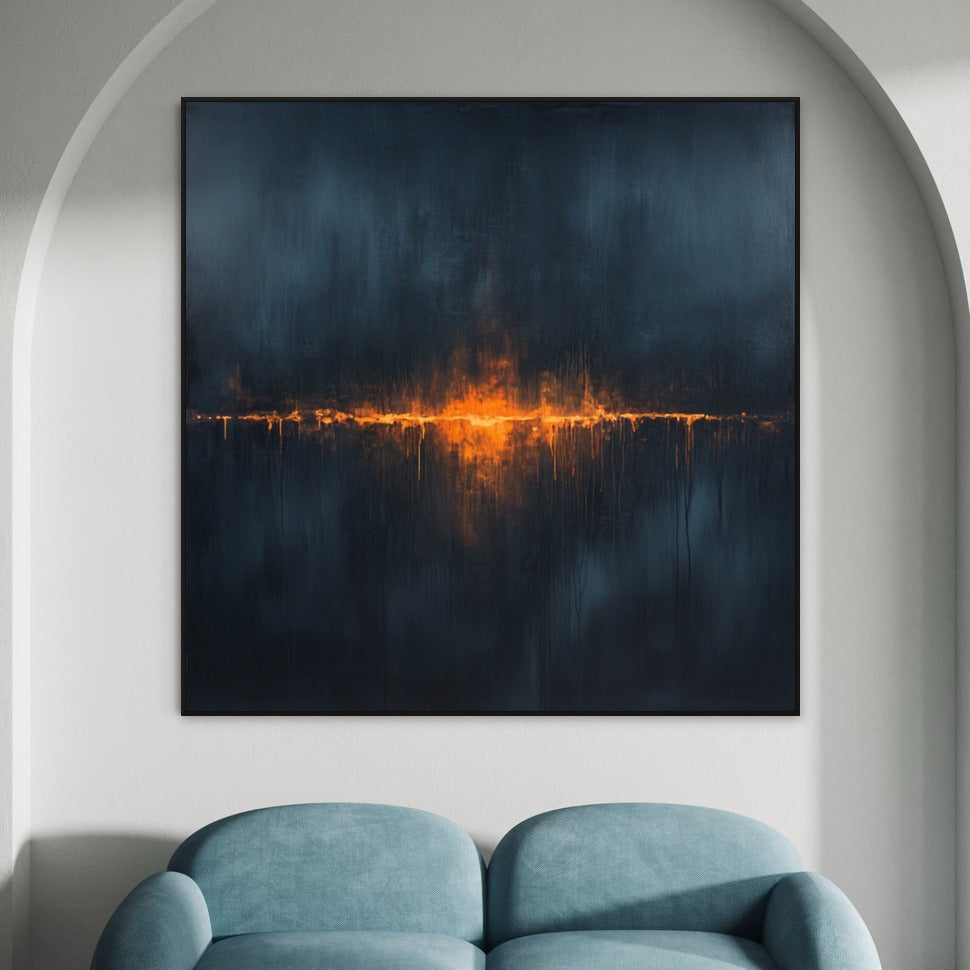 Hope on the Dark Water - Hand Painting Meistverkaufte Gemälde
