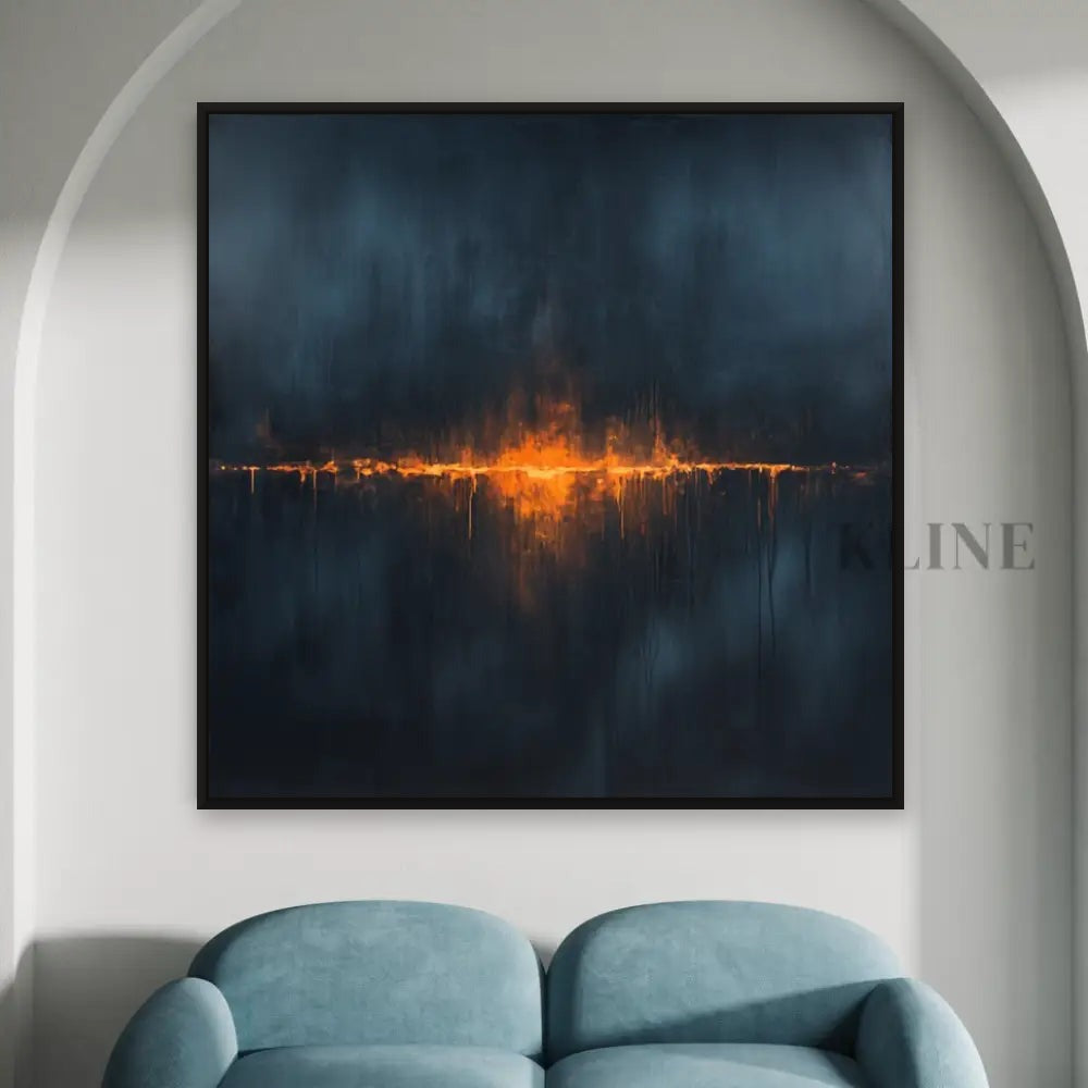 Hope on the Dark Water - Hand Painting