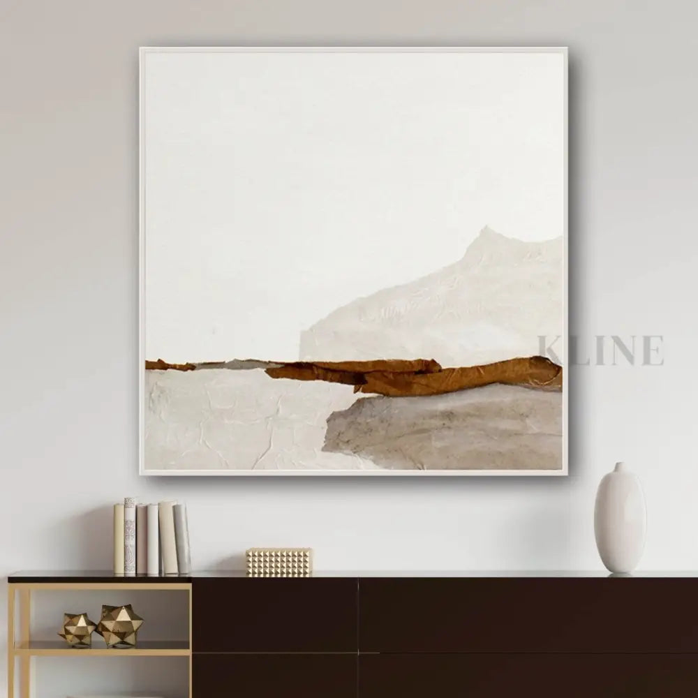 Humble Dazzle - Hand Painting Arte de pared crema