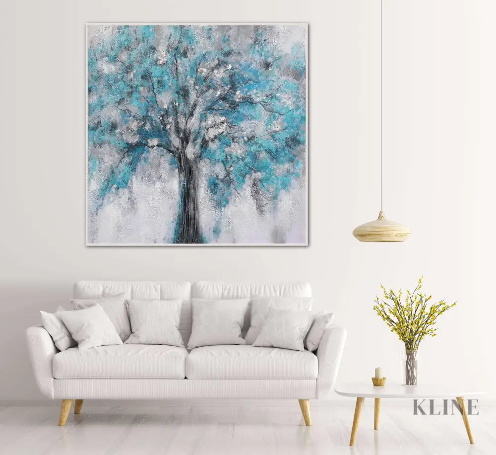 Illuminating Beauty - Hand Painting Arte y pinturas de pared cuadrada