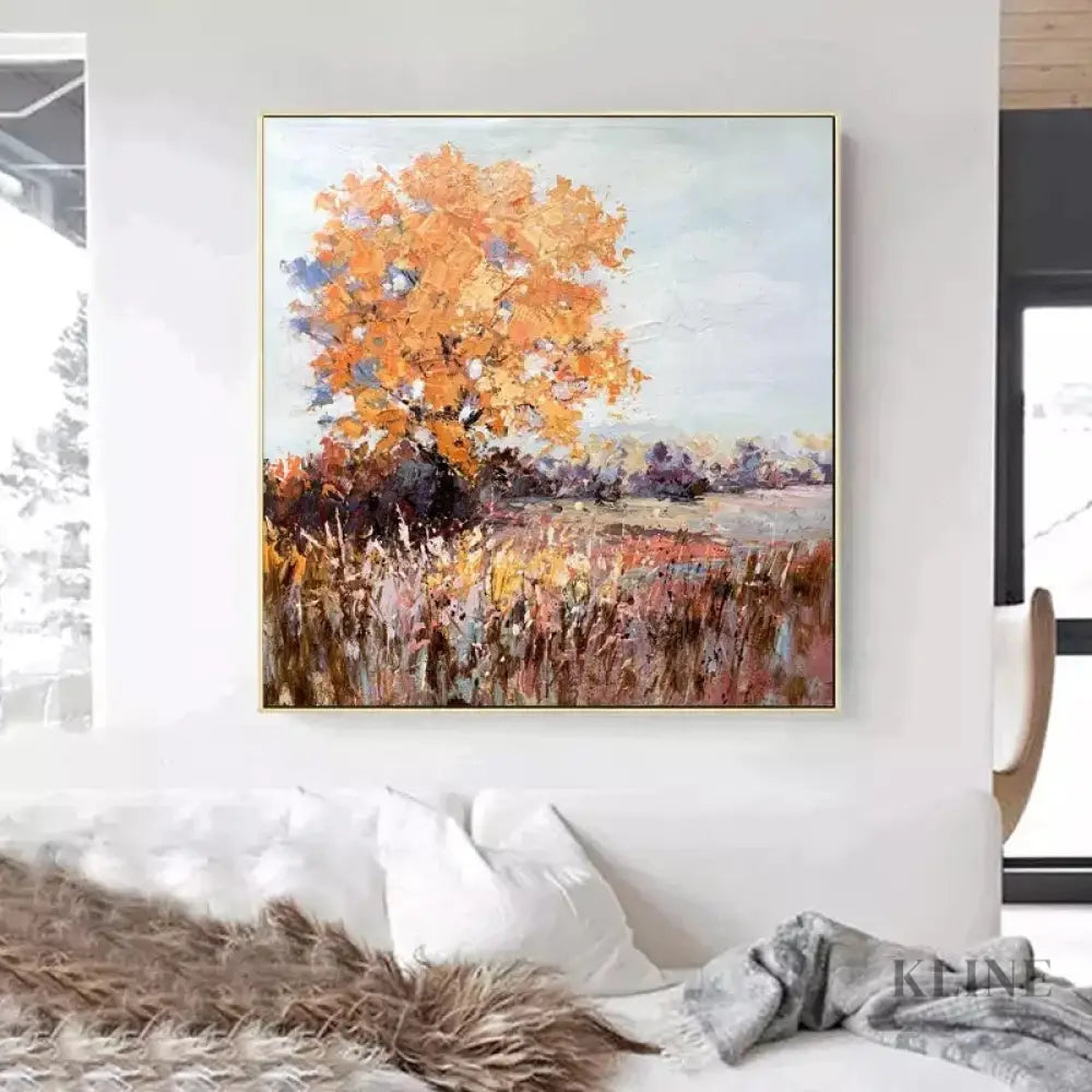 In Love with Autumn - Hand Paintingi