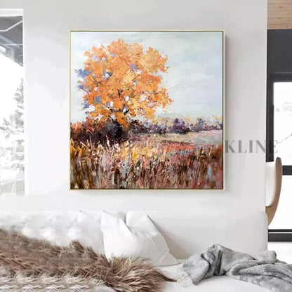 In Love with Autumn - Hand Paintingi