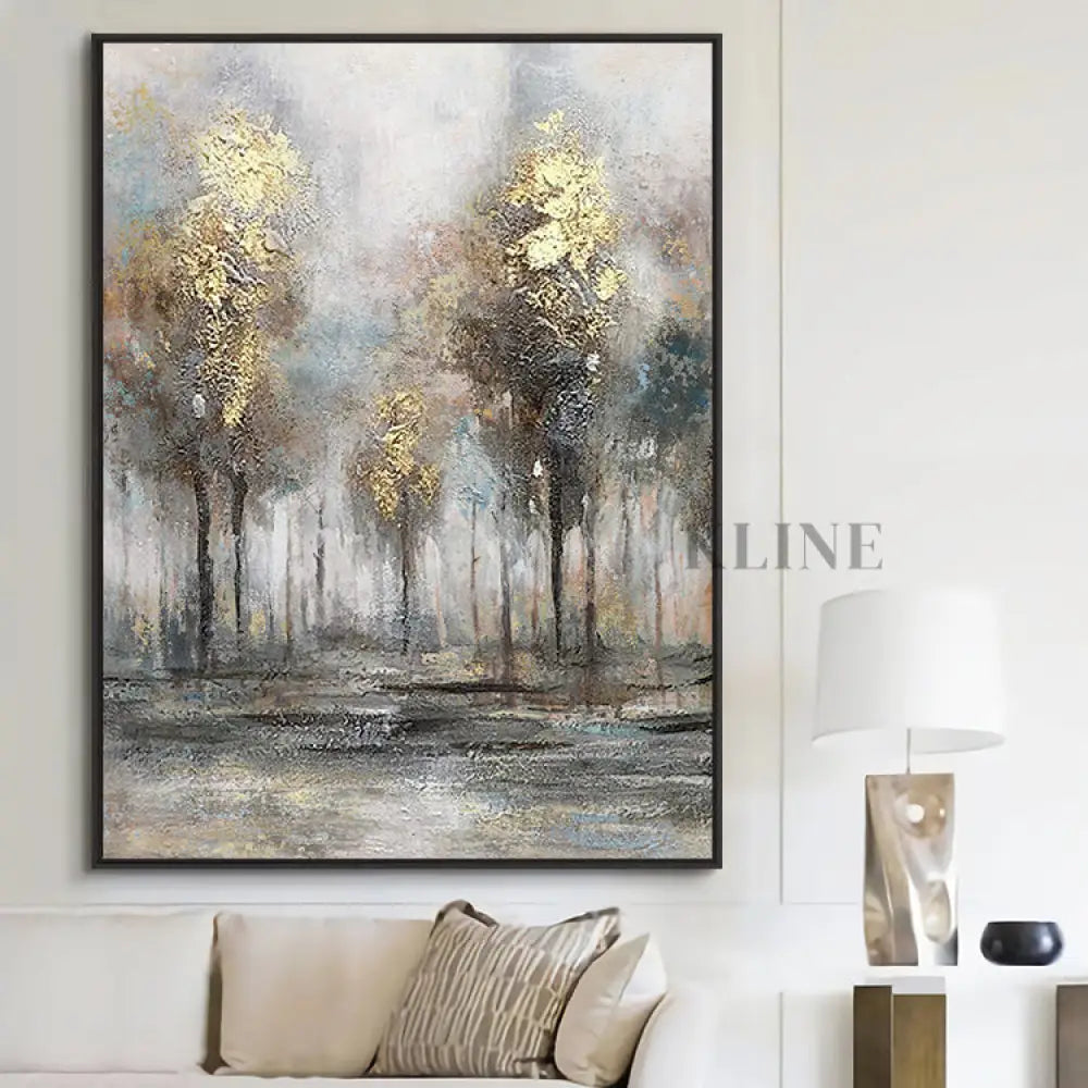 In The Fall - Kline Collective Arte de la pared del salón