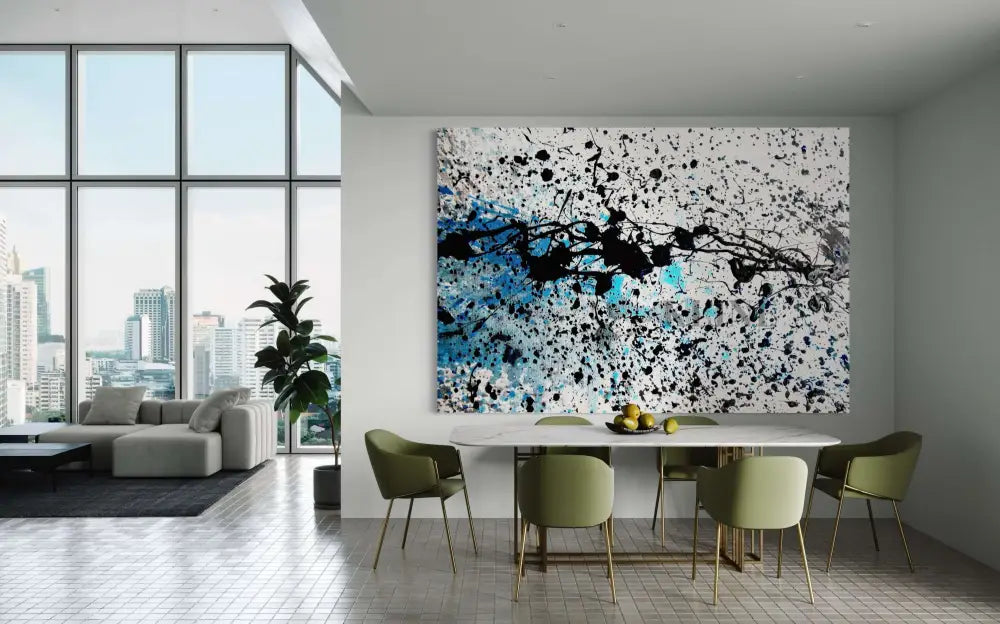 Inbetweendays - Hand Painting Wandkunst für das Esszimmer