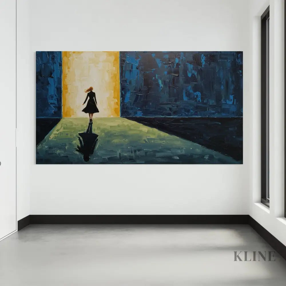 Inspired by Edward Hopper 1 - Hand Painting