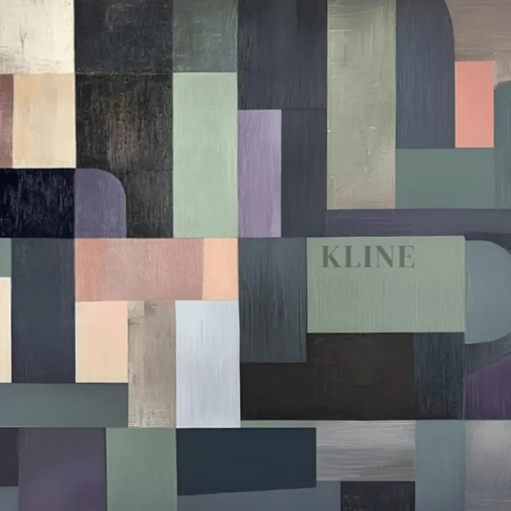 Inspired by Paul Klee 3 - Hand Painting Dining Room Wall Art