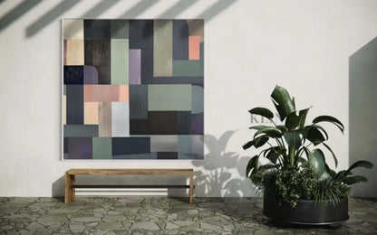 Inspired by Paul Klee 3 - Hand Painting