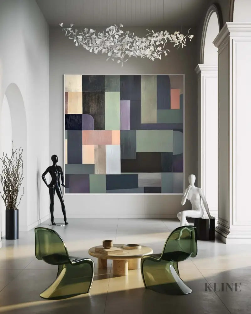 Inspired by Paul Klee 3 - Hand Painting