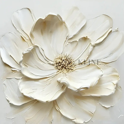 Ivory Magnolia - Hand Painting