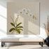 Ivory Orchid Ascent - Hand Painting
