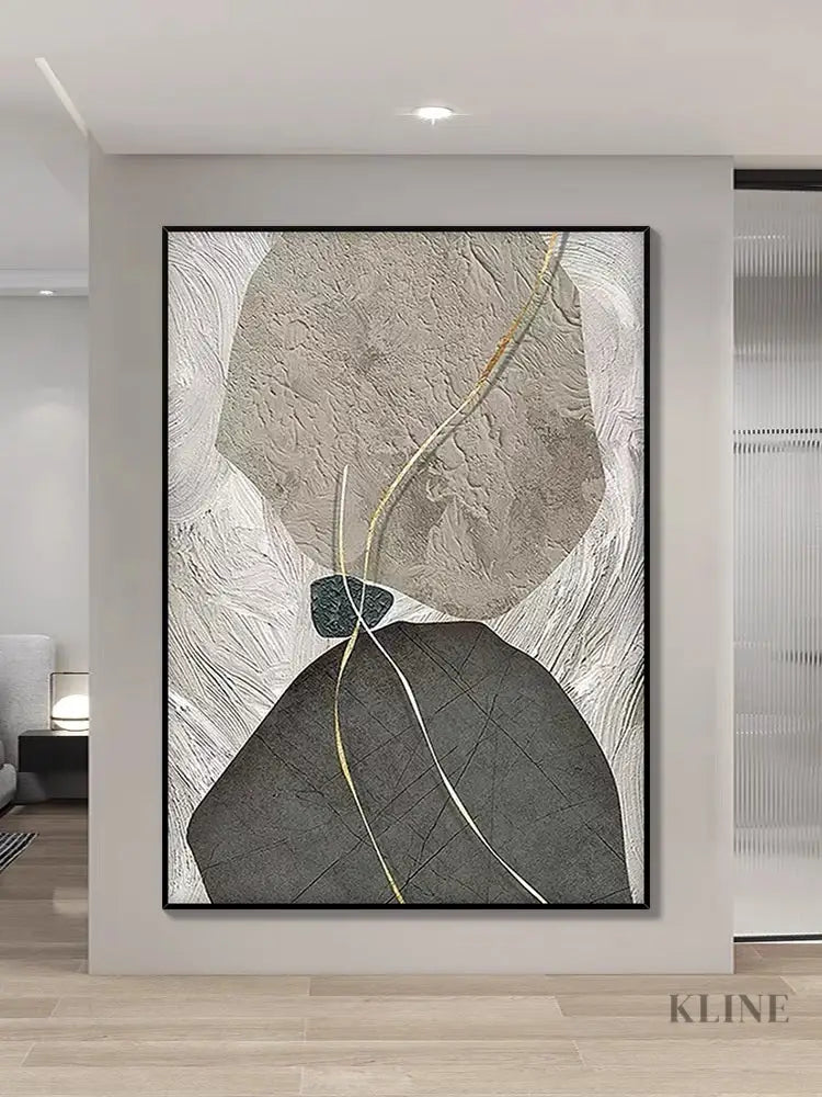 Jade Textured Painting - Hand Painting 