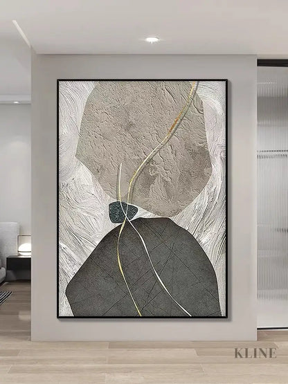 Jade Textured Painting - Hand Painting