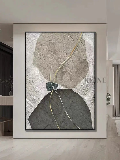 Jade Textured Painting - Hand Painting