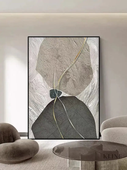 Jade Textured Painting - Hand Painting