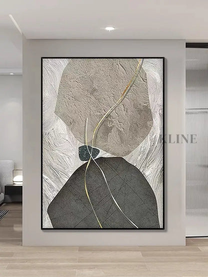 Jade Textured Painting - Hand Painting
