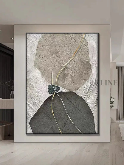 Jade Textured Painting - Hand Painting