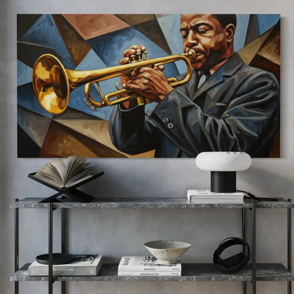 Jazz Echoes - Hand Painting