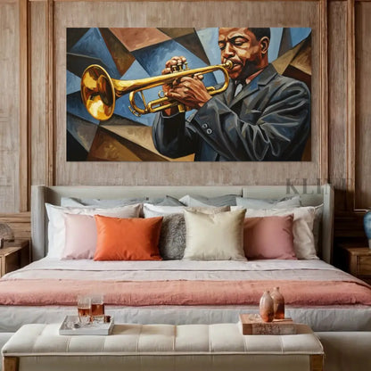 Jazz Echoes - Hand Painting