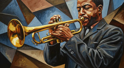 Jazz Echoes - Hand Painting